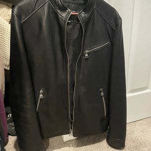 Marc New York Black Genuine Leather Jacket